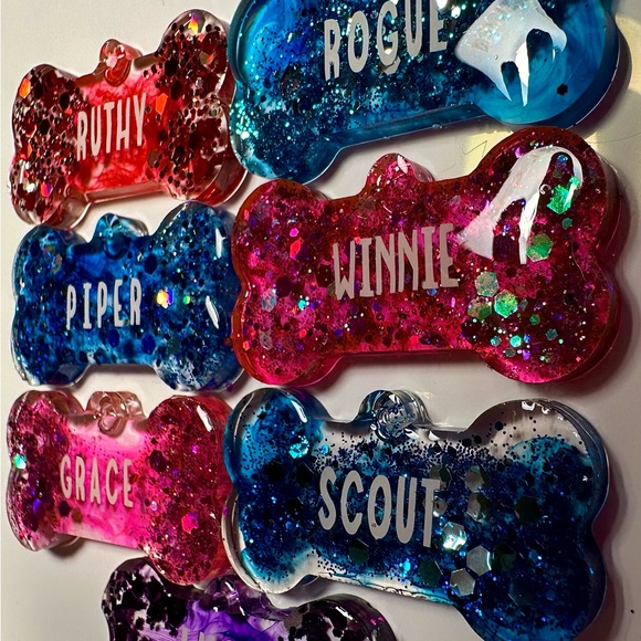 HAND CRAFTED CUSTOM DOG TAG RESIN - Picture 4 of 6